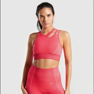 Gymshark Ultra Seamless Pink Sports Bra